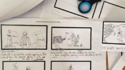 Storyboard from PSF production