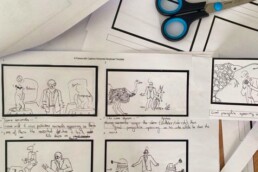 Storyboard from PSF production