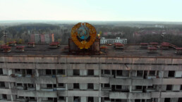 soviet building in Chernobyl