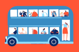 Blue Bus animation