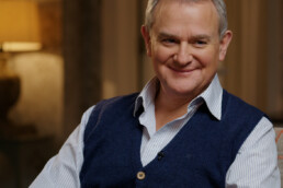 Hugh Bonneville smiling