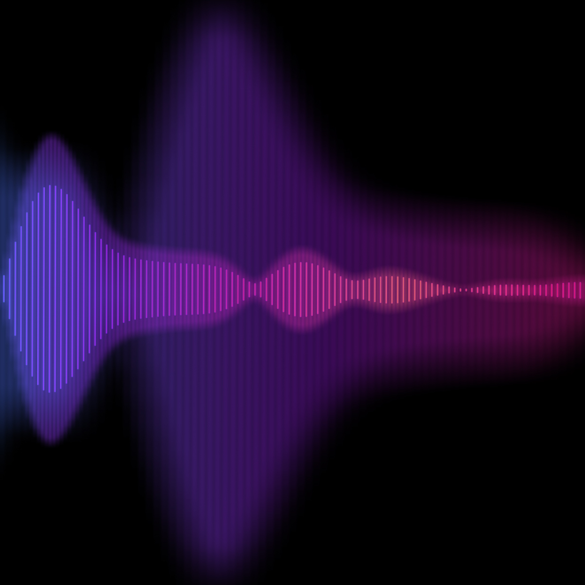 Audio sound waves
