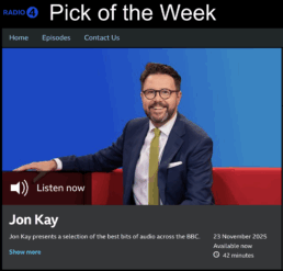 Lost in Lullabies was featured on BBC Radio 4's prestigious Pick of the Week
